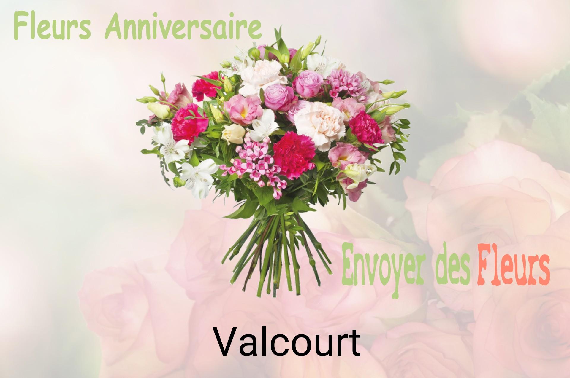 Bouquet de fleurs d’anniversaire livré à Valcourt