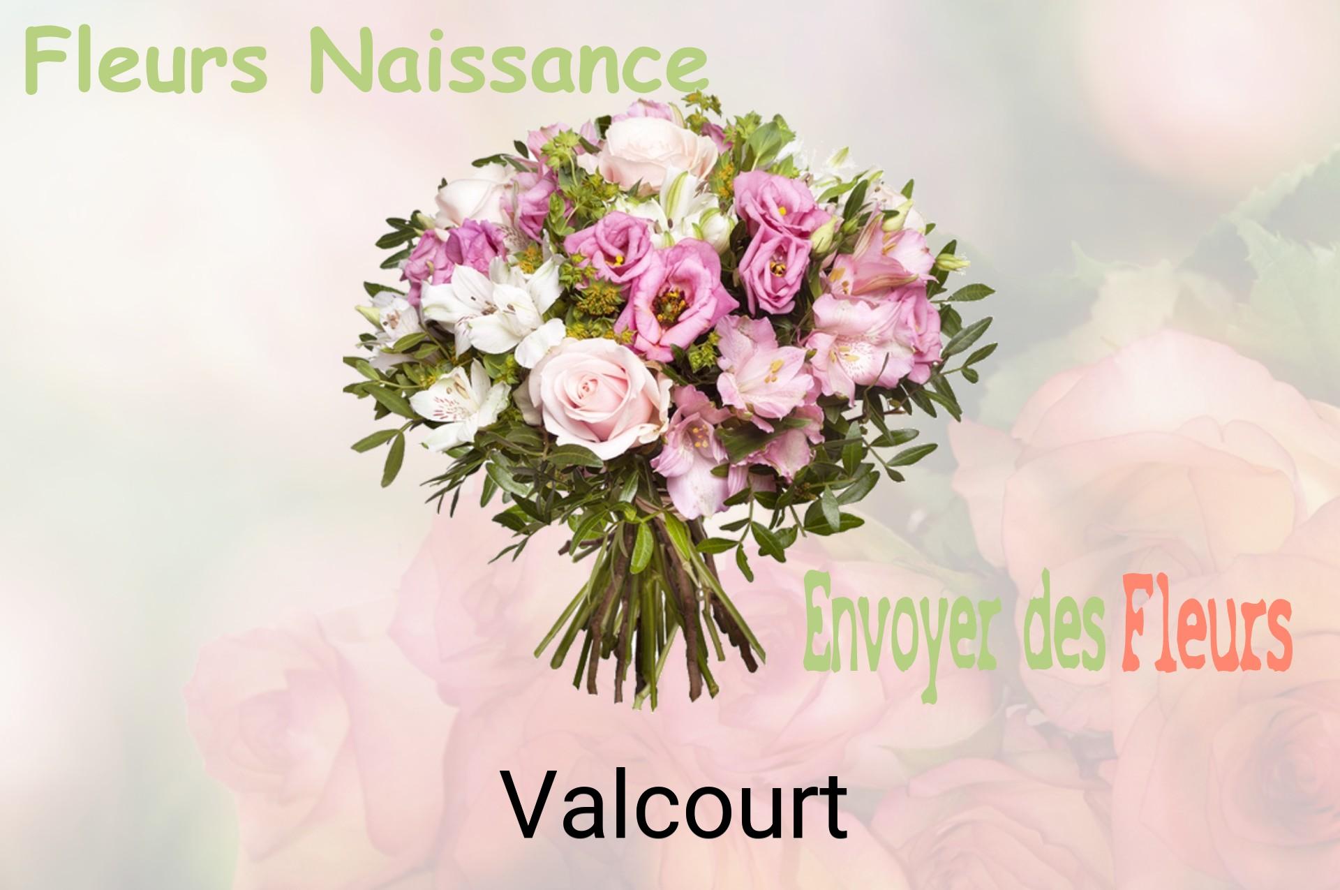 Bouquet de fleurs de naissance livré à Valcourt